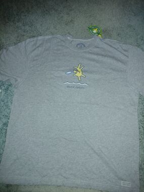 Life Is Good Dog Catch Shirt NEW XL